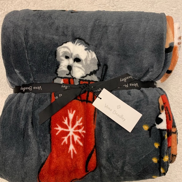 NWT Vera Bradley Holiday Dog Blanket - Picture 2 of 4